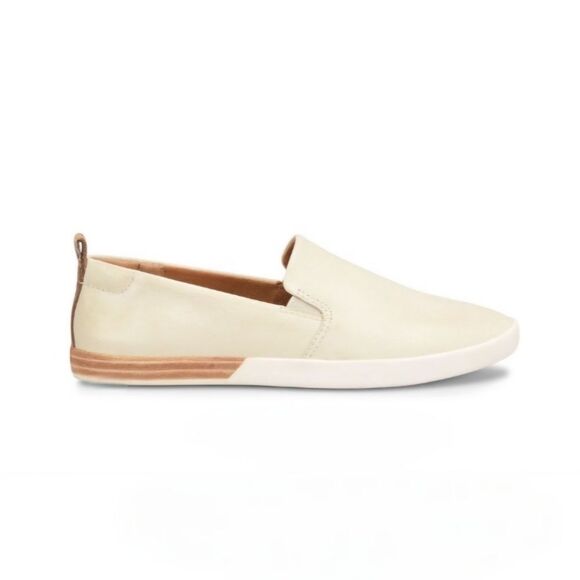 NEW Kork-Ease Peyton Napa Suede Leather Flats Slip on shoe Size 11 Cream - Picture 2 of 7